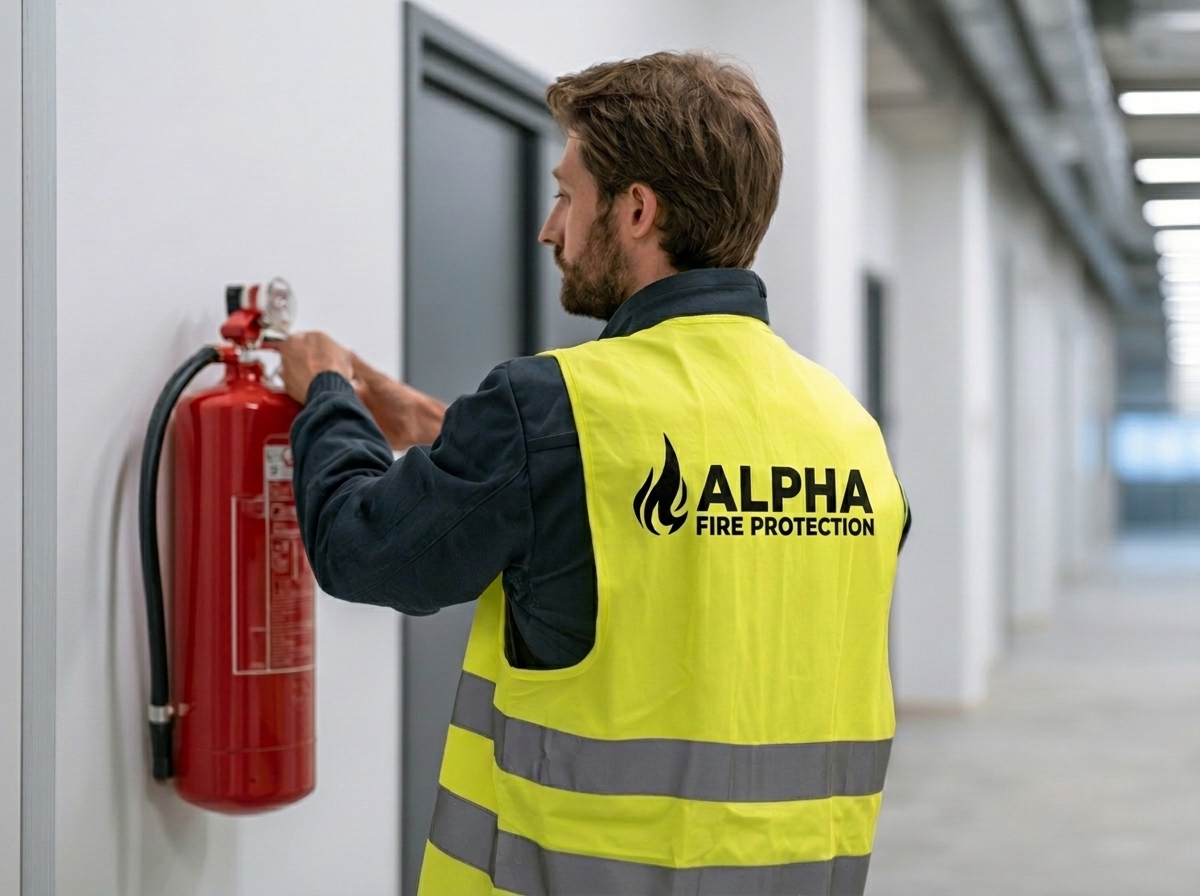 Alpha fire protection fire extinguishers